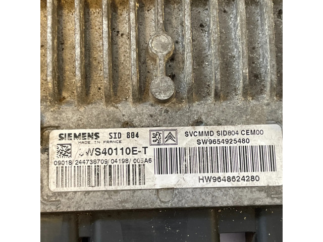 Řídící jednotka 9654925480, Sws40110E Citroen Berlingo 2006