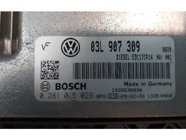 Řídící jednotka 03L907309, 0281015029 Volkswagen Passat Alltrack 2009