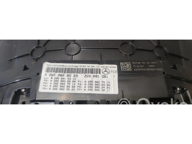 Přístrojová deska Mercedes-Benz C W205 2017 A2059009629