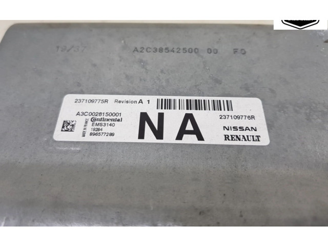 Блок управления двигателя 237109775R, 237109775R   Renault Clio IV