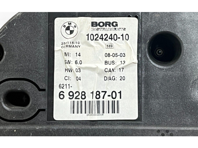 Панель приборов 692818701, 102424010 BMW Z4 E85 E86