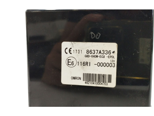 Блок управления 8637A336, 116RI000003 Mitsubishi Outlander