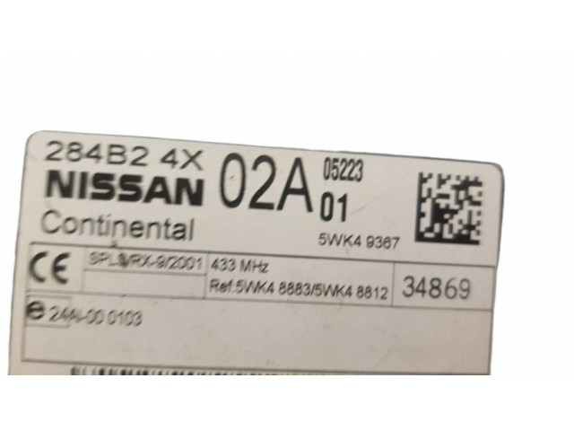 Блок комфорта 284B24X, 5WK49367 Nissan Navara D40