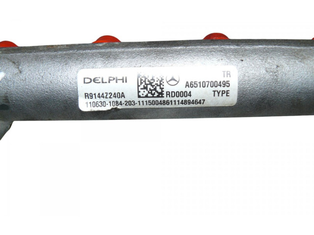 Vstřikovací lišta R9144Z240A, A6510700495 Mercedes-Benz C W204 OM 651.913