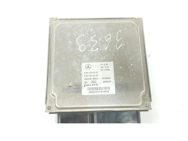 Блок управления двигателя A6519009402, A6519010802   Mercedes-Benz CLA C117 X117 W117