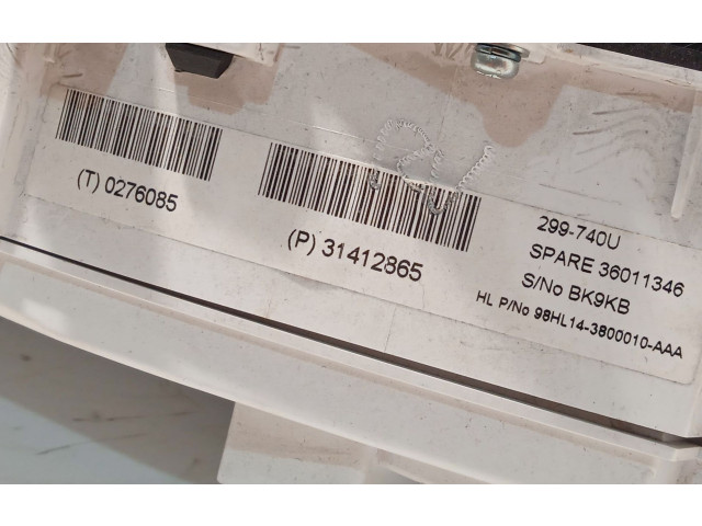 Панель приборов 31412865, P31412865 Volvo S60