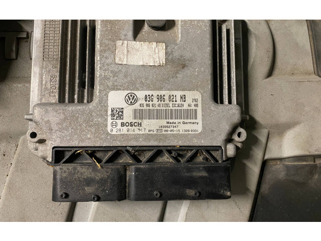 Блок управления двигателя 03G906021NB, 0281014117   Volkswagen Golf Cross