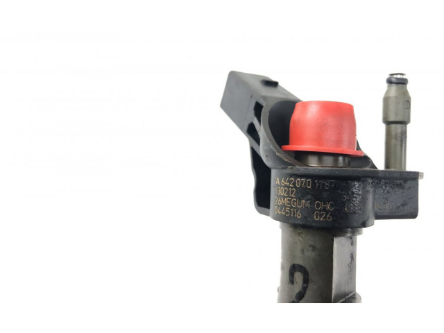 Vstřikovač 0445116025, A6420701187 Mercedes-Benz E W212 OM 642.858