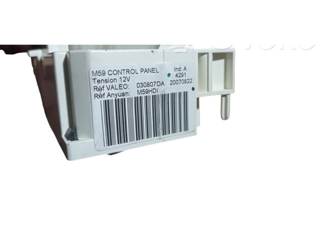 Блок управления климат-контролем 030807DA, 20070822 Citroen Berlingo
