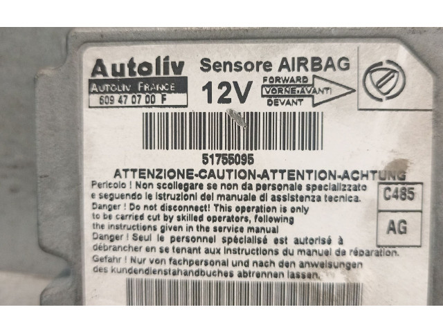 Блок подушек безопасности 51755095, 609470700FAUTOLIV   Fiat Linea
