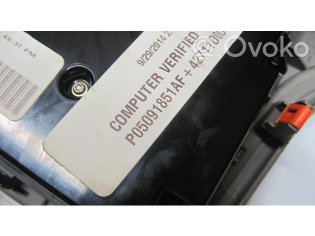 Блок управления климат-контролем P05091851AF, 42711000 Jeep Grand Cherokee