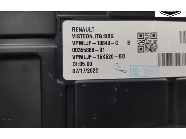 Панель приборов 248098891R, 65719630 Dacia Spring