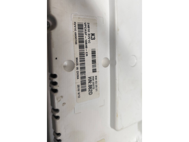 Přístrojová deska Nissan Note (E12) 2016 248103vv1c