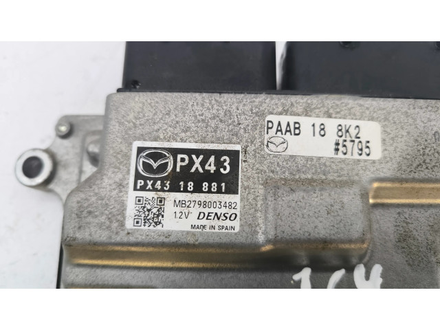 Блок управления двигателя PX4318881, MB2798003482 Mazda CX-5 II
