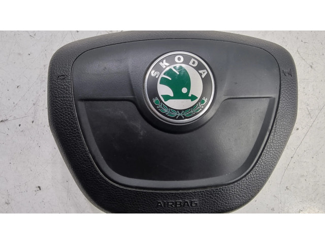 Подушка безопасности водителя 5J0880201K Skoda Fabia Mk2 (5J)