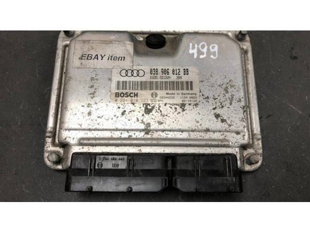 Блок управления двигателя 038906012BB Audi A3 S3 8L