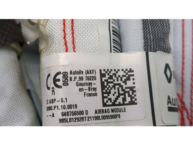 Боковая подушка безопасности 648756500D Dacia Logan III