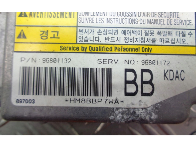 Блок подушек безопасности 96801172   Chevrolet Spark