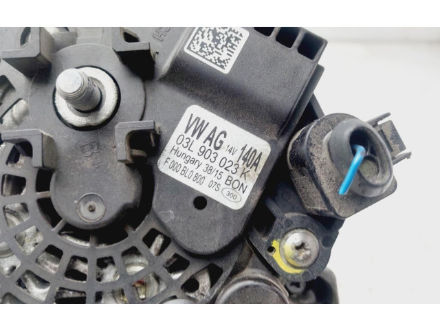 Генератор 03L903023K Audi A3 S3 A3 Sportback 8P