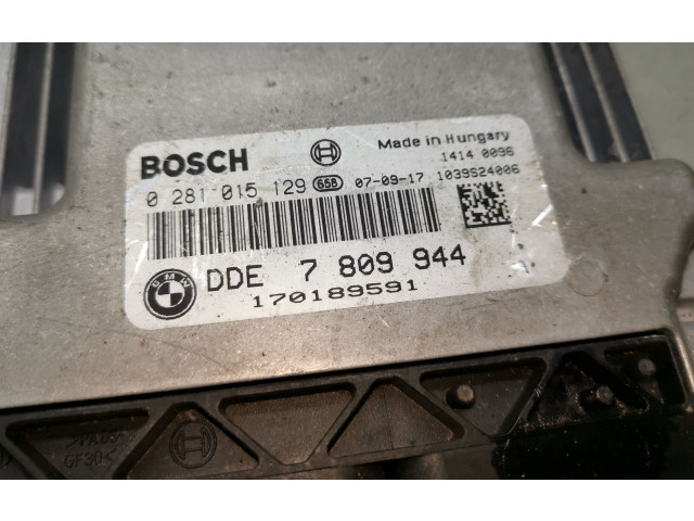 Блок управления двигателя 0281015129, 7809944 BMW 5 E60 E61