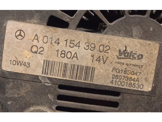 Генератор A0141543902, FG18S047 Mercedes-Benz GLK (X204)