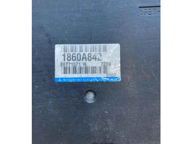 Блок управления двигателем Блок управления 1860A842, E6T71571H Mitsubishi Lancer
