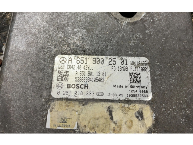 Блок управления двигателя A6519002501 Mercedes-Benz GLK (X204)