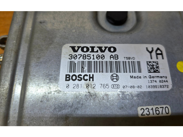 Řídící jednotka 30785100, 1039S18372 Volvo XC70 2008