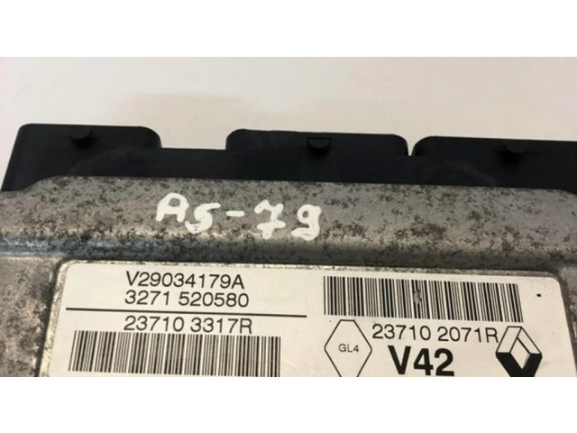 Řídící jednotka 237102071R, 237103317R Dacia Dokker 2012