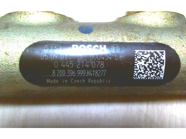 Vstřikovací lišta 0445214078, 0445214078 Renault Megane II F9Q-803