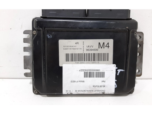 Блок управления двигателя S010016042, 96394699   Chevrolet Nubira
