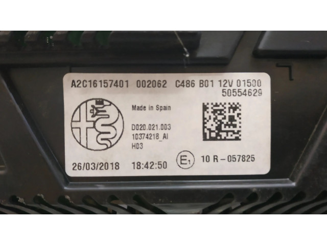 Přístrojová deska Alfa Romeo Giulia 2017 50554629