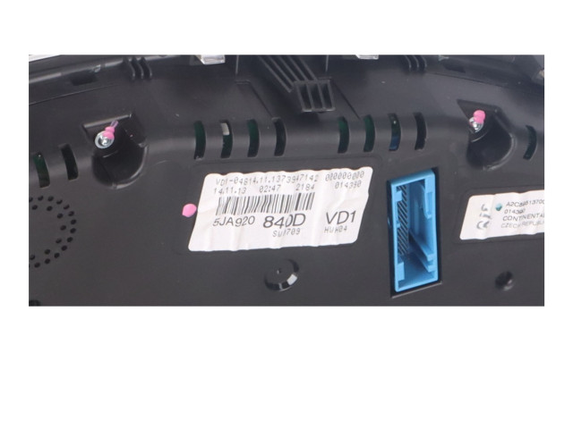 Панель приборов 5JA920840D Skoda Rapid (NH)