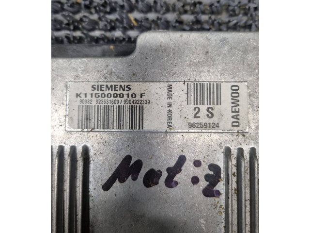 Řídící jednotka K115000010F, 9904222339 Daewoo Matiz 2000