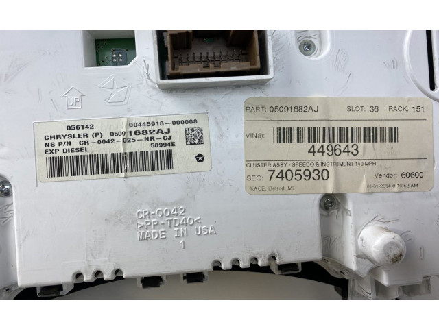 Панель приборов 05091682AI, 05091682AI Jeep Grand Cherokee