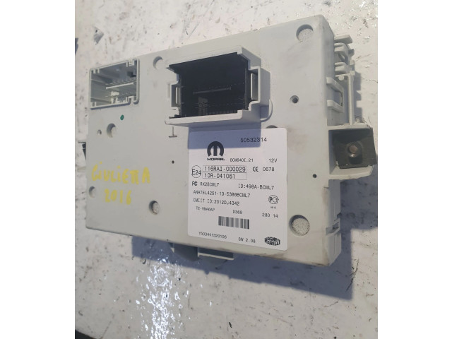 Pojistková skříňka 940A5000 Alfa Romeo Giulietta 2016