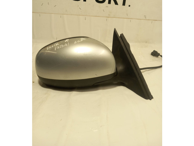 Зеркало электрическое Skoda Fabia Mk2 (5J) 2007 - 2014 года