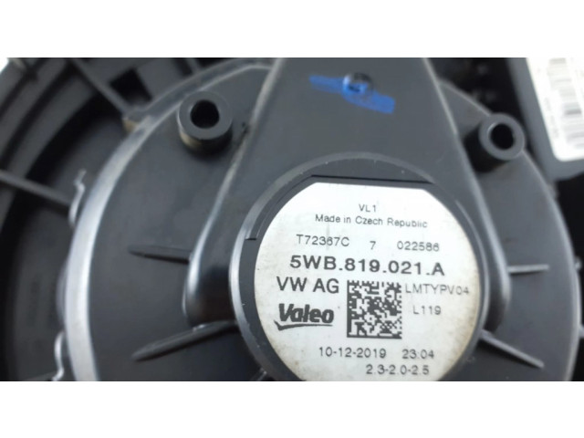 Вентилятор печки 5WB819021A, 5Q0907521C Volkswagen Touran III