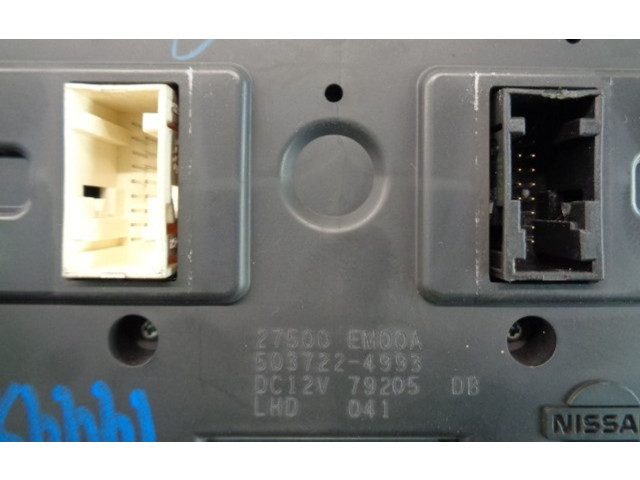 Блок управления климат-контролем 27500EM00A   Nissan Tiida C11