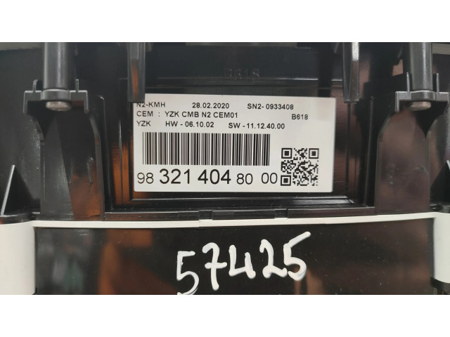 Přístrojová deska Citroen C3 2020 9832140480