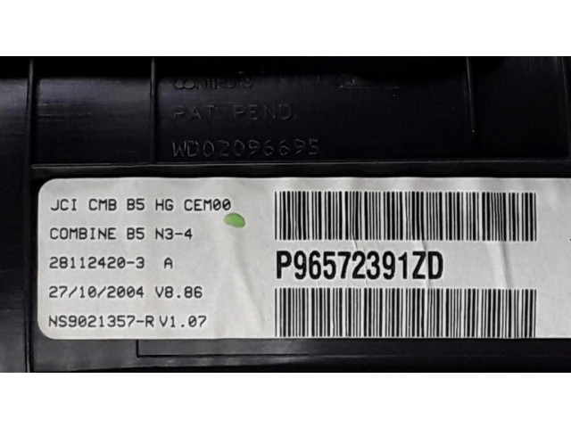 Панель приборов P96572391ZD, 281123579   Citroen C4 I       