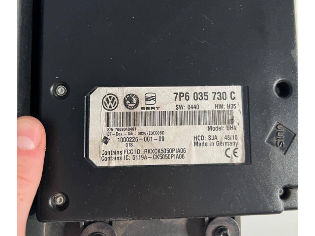 Блок управления климат-контролем 7P6035730C   Seat Ibiza IV (6J,6P)