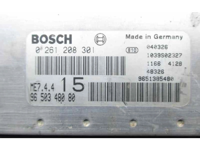 Řídící jednotka 0261208301 Peugeot 307 CC