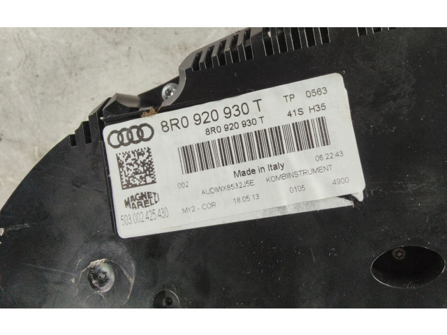 Панель приборов 8R0920930T, 130KW Audi Q5 SQ5