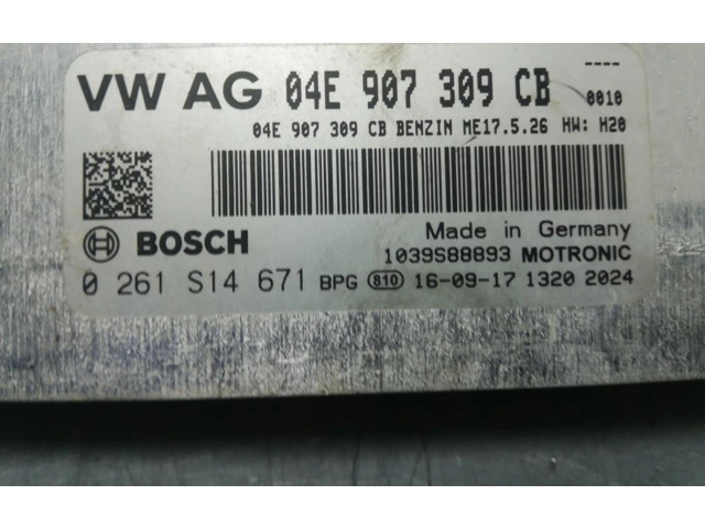 Блок управления двигателем Блок управления 0261S14671   Skoda Fabia Mk3 (NJ)