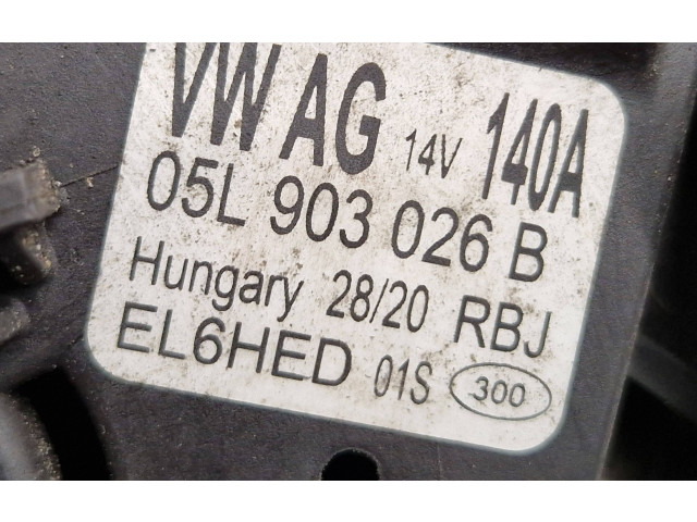 Генератор 05L903026, 05L903026B Skoda Octavia Mk4