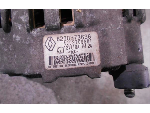 Генератор 8200373636, A002TC0981 Renault Clio II