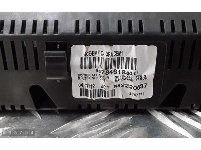 Экран/ дисплей / маленький экран 9678491880   Citroen Berlingo    