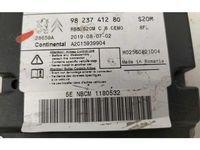 Блок подушек безопасности 9823741280, A2C15939904   Opel Combo E