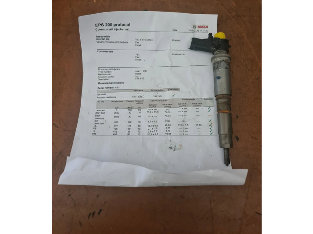 Форсунка 0445115022, 080402 Nissan X-Trail T31